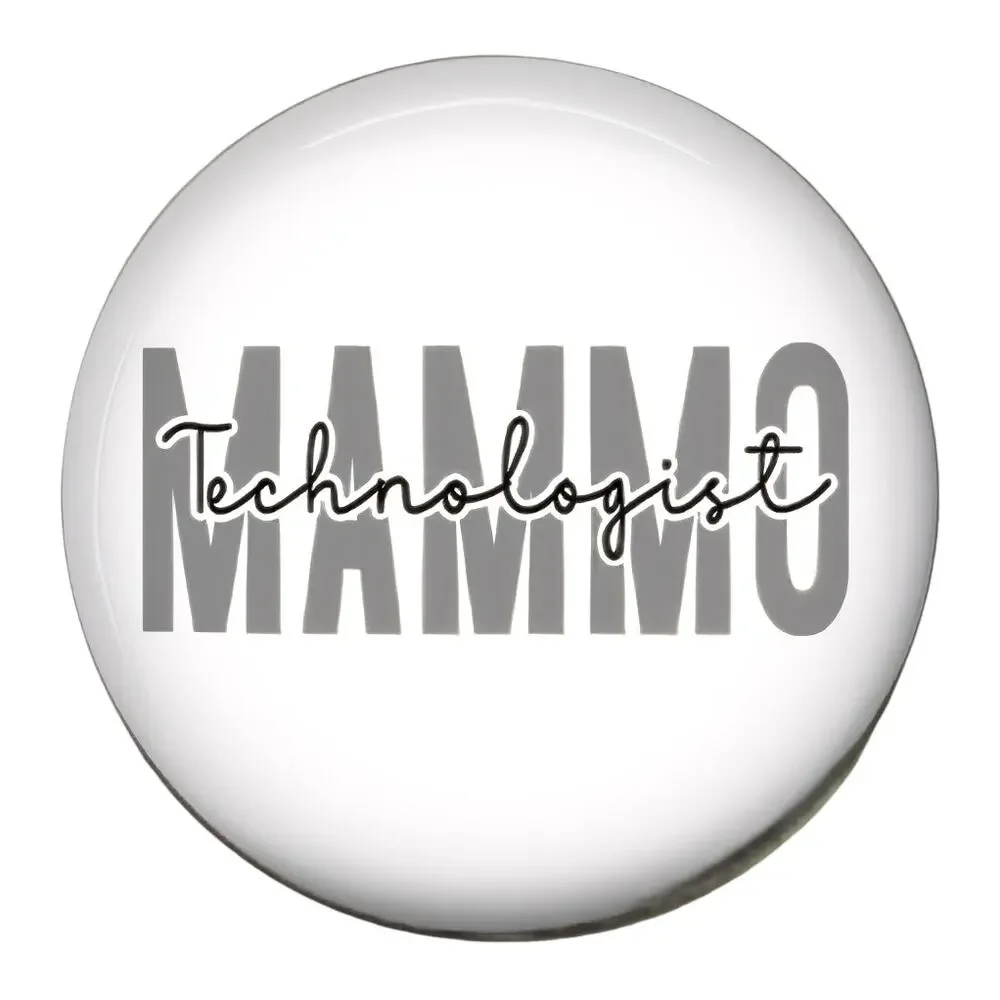 Mammo Technologist Badge Reel & Topper Mammography Tech Breast Imaging Gift